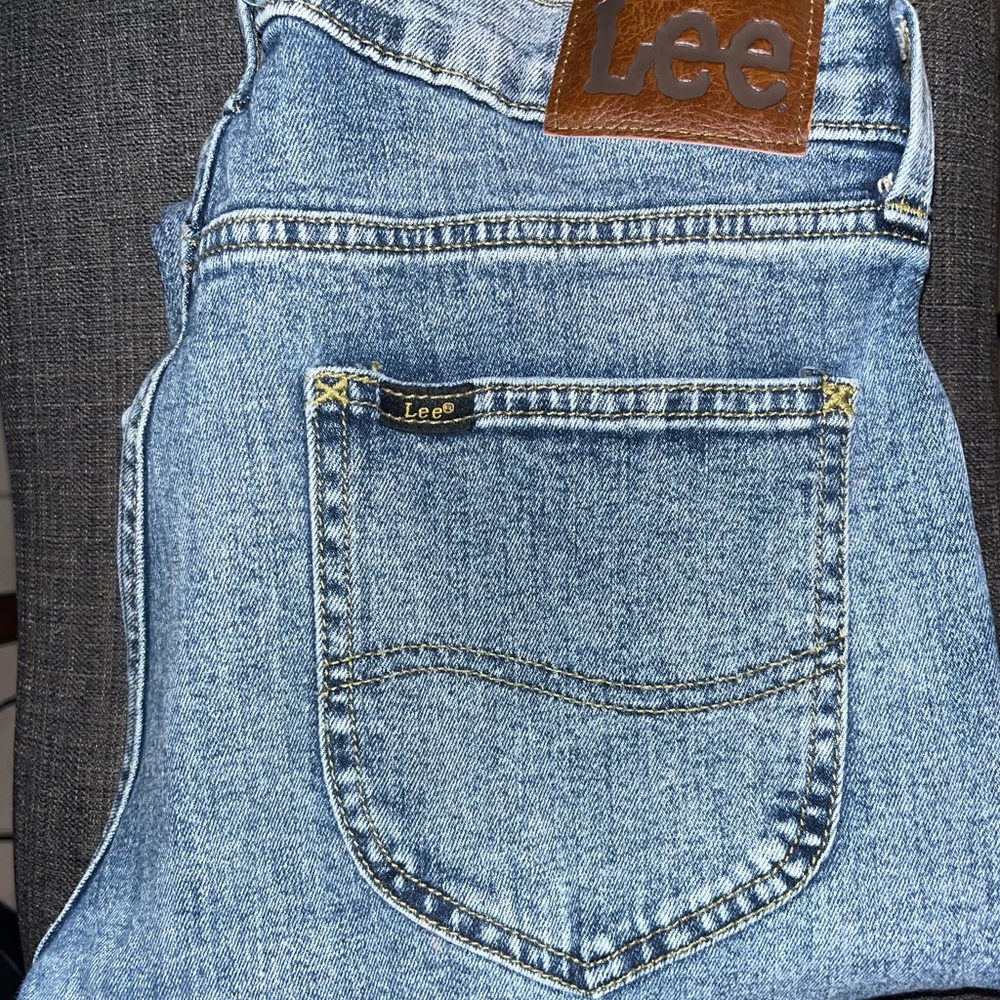 Lee Blue Denim Jeans - Picture 2 of 7